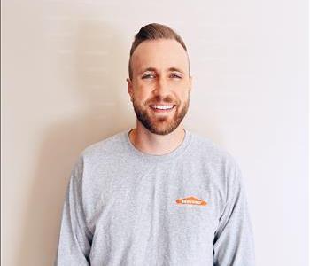 Grant Bridges is our Production Manager at SERVPRO of Chatsworth, male employee